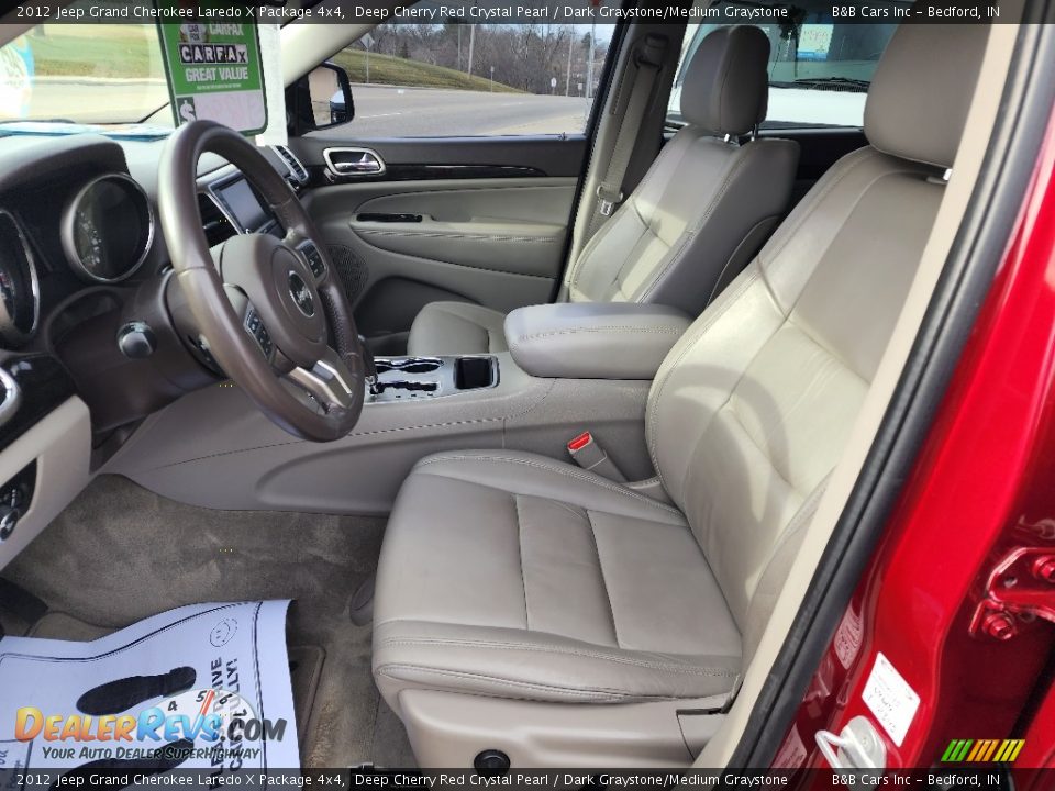 2012 Jeep Grand Cherokee Laredo X Package 4x4 Deep Cherry Red Crystal Pearl / Dark Graystone/Medium Graystone Photo #9