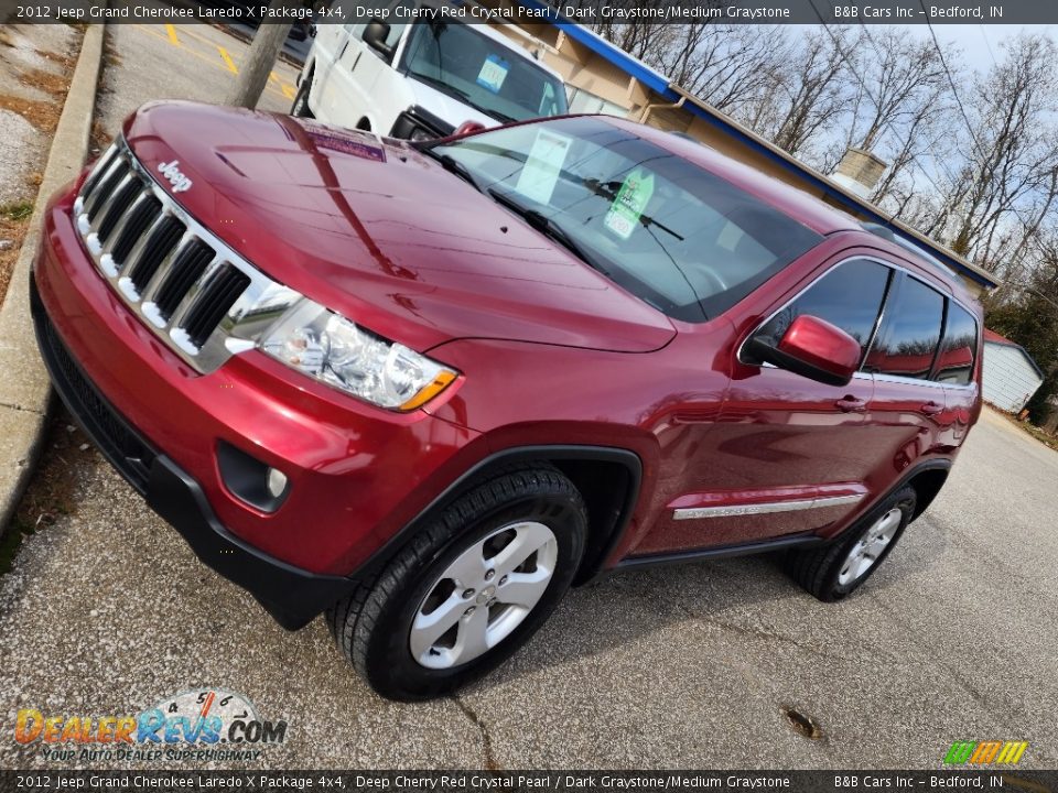 2012 Jeep Grand Cherokee Laredo X Package 4x4 Deep Cherry Red Crystal Pearl / Dark Graystone/Medium Graystone Photo #26