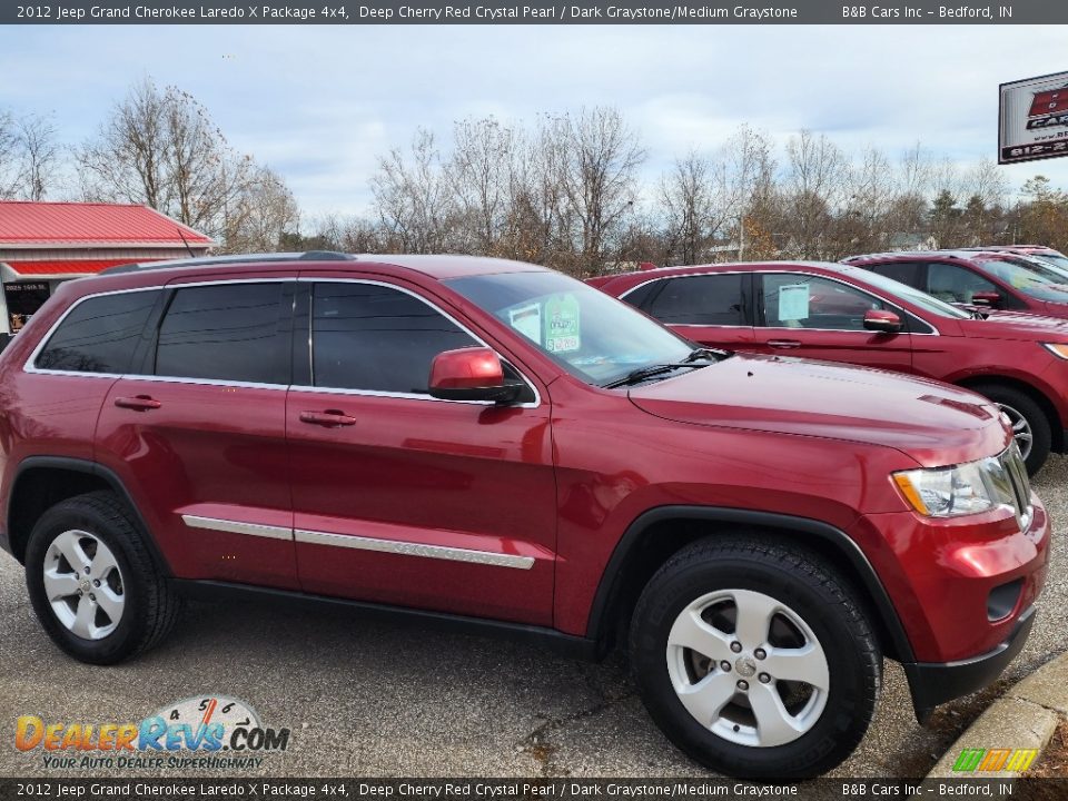 2012 Jeep Grand Cherokee Laredo X Package 4x4 Deep Cherry Red Crystal Pearl / Dark Graystone/Medium Graystone Photo #27