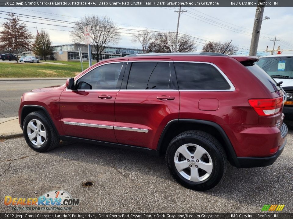 2012 Jeep Grand Cherokee Laredo X Package 4x4 Deep Cherry Red Crystal Pearl / Dark Graystone/Medium Graystone Photo #28