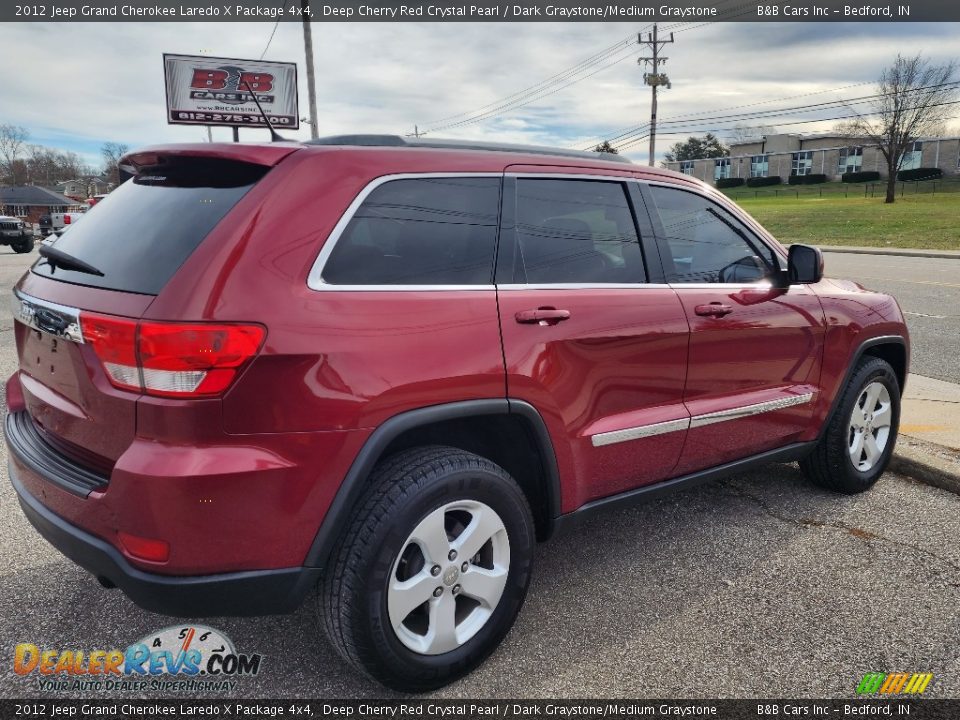 2012 Jeep Grand Cherokee Laredo X Package 4x4 Deep Cherry Red Crystal Pearl / Dark Graystone/Medium Graystone Photo #29