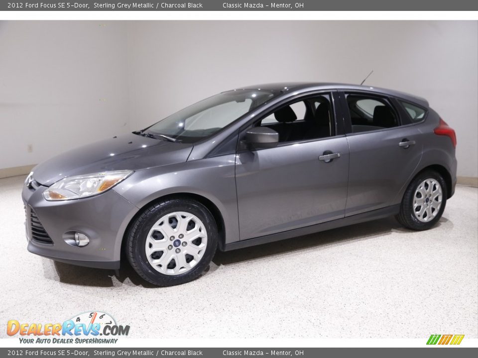 2012 Ford Focus SE 5-Door Sterling Grey Metallic / Charcoal Black Photo #3