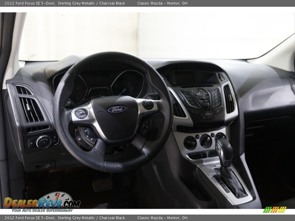 2012 Ford Focus SE 5-Door Sterling Grey Metallic / Charcoal Black Photo #6