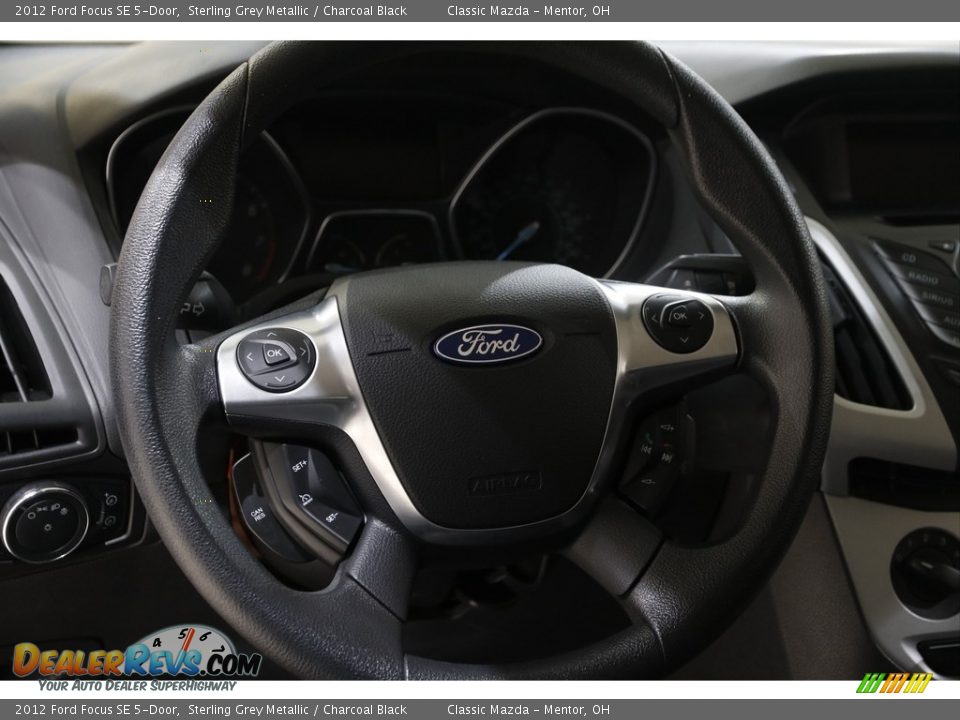 2012 Ford Focus SE 5-Door Sterling Grey Metallic / Charcoal Black Photo #7