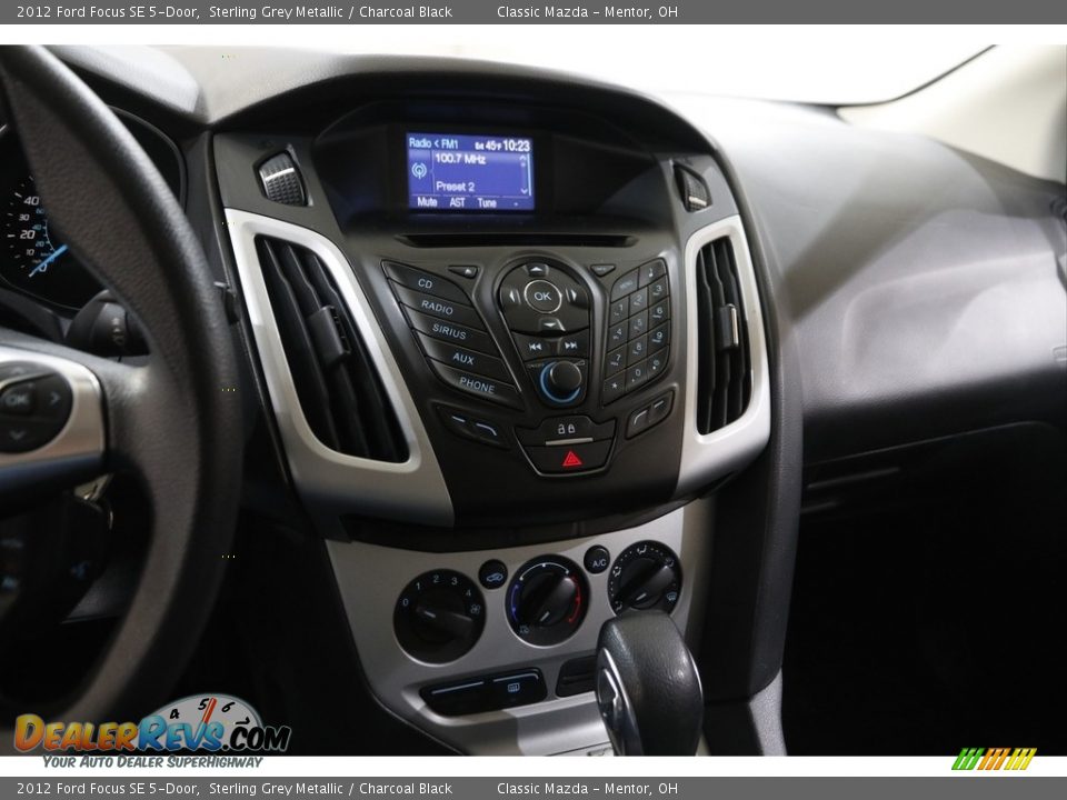 2012 Ford Focus SE 5-Door Sterling Grey Metallic / Charcoal Black Photo #9