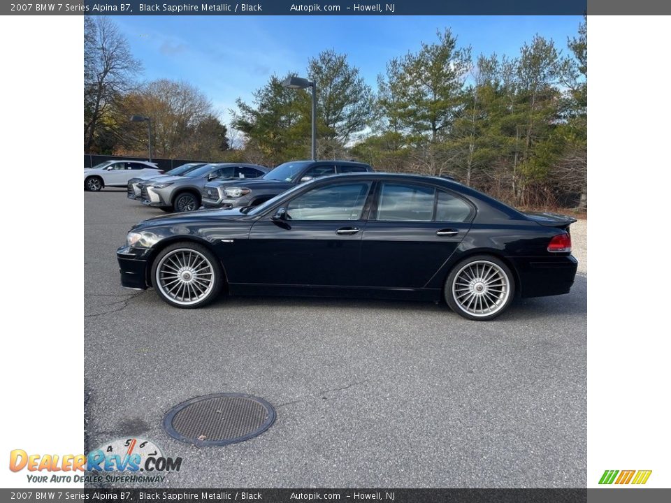 Black Sapphire Metallic 2007 BMW 7 Series Alpina B7 Photo #2