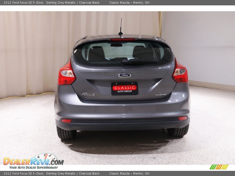 2012 Ford Focus SE 5-Door Sterling Grey Metallic / Charcoal Black Photo #18