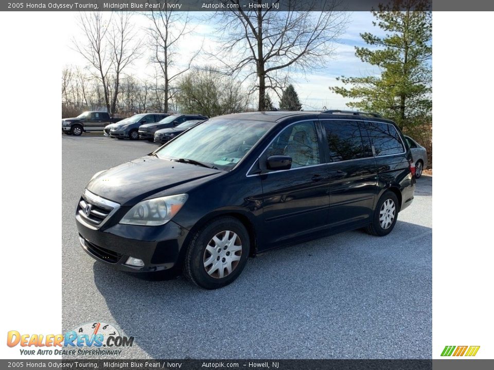 2005 Honda Odyssey Touring Midnight Blue Pearl / Ivory Photo #1