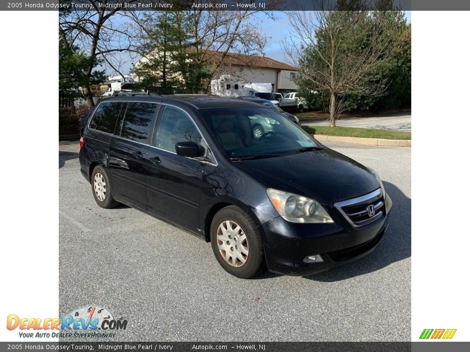 2005 Honda Odyssey Touring Midnight Blue Pearl / Ivory Photo #4