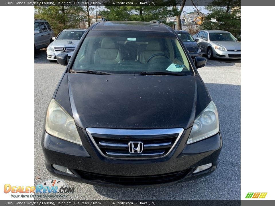 2005 Honda Odyssey Touring Midnight Blue Pearl / Ivory Photo #6