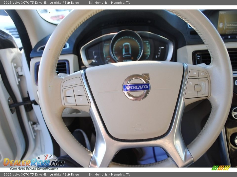 2015 Volvo XC70 T5 Drive-E Steering Wheel Photo #12