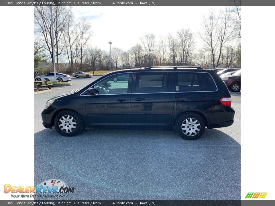 2005 Honda Odyssey Touring Midnight Blue Pearl / Ivory Photo #8