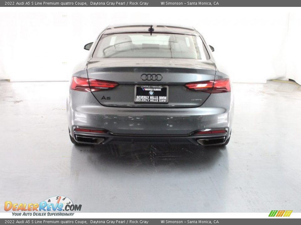 2022 Audi A5 S Line Premium quattro Coupe Daytona Gray Pearl / Rock Gray Photo #4