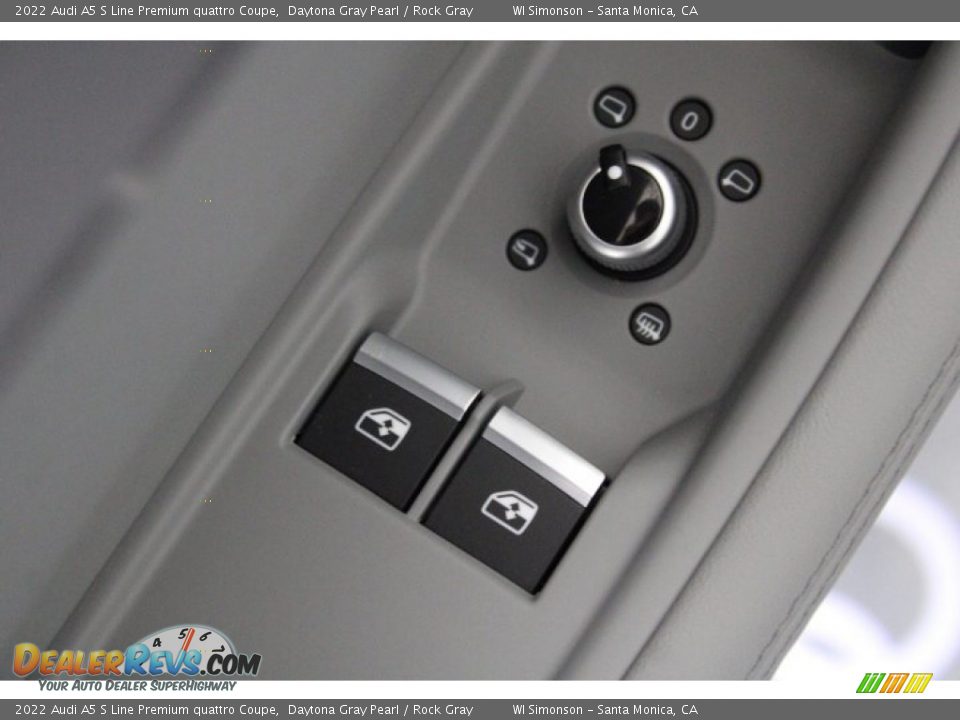 Controls of 2022 Audi A5 S Line Premium quattro Coupe Photo #9