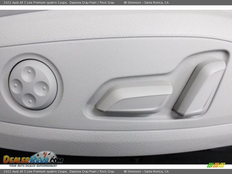 Controls of 2022 Audi A5 S Line Premium quattro Coupe Photo #11
