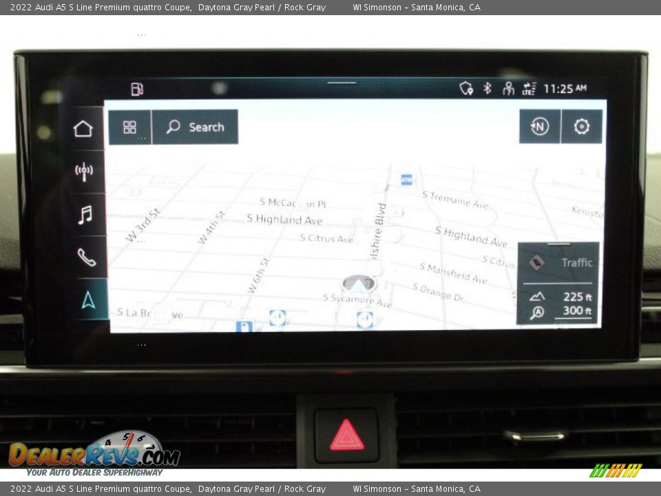 Navigation of 2022 Audi A5 S Line Premium quattro Coupe Photo #18