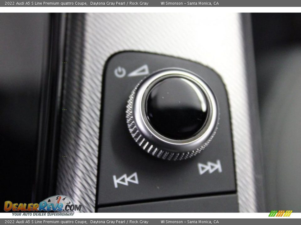 Controls of 2022 Audi A5 S Line Premium quattro Coupe Photo #23