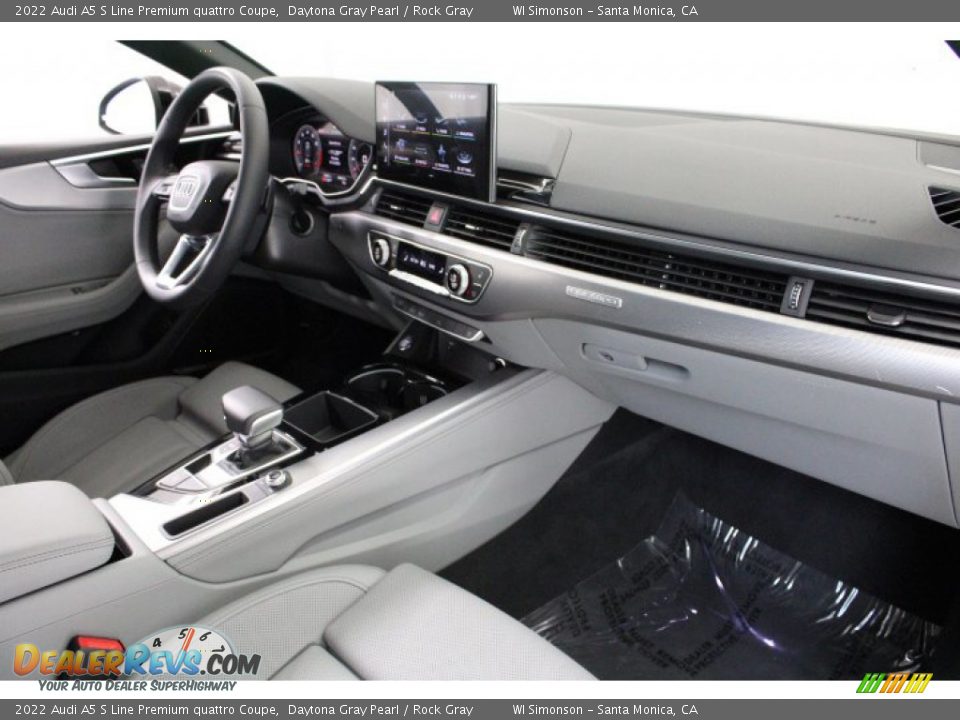 Dashboard of 2022 Audi A5 S Line Premium quattro Coupe Photo #27