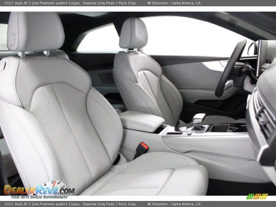 Front Seat of 2022 Audi A5 S Line Premium quattro Coupe Photo #29