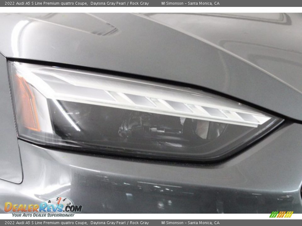2022 Audi A5 S Line Premium quattro Coupe Daytona Gray Pearl / Rock Gray Photo #32