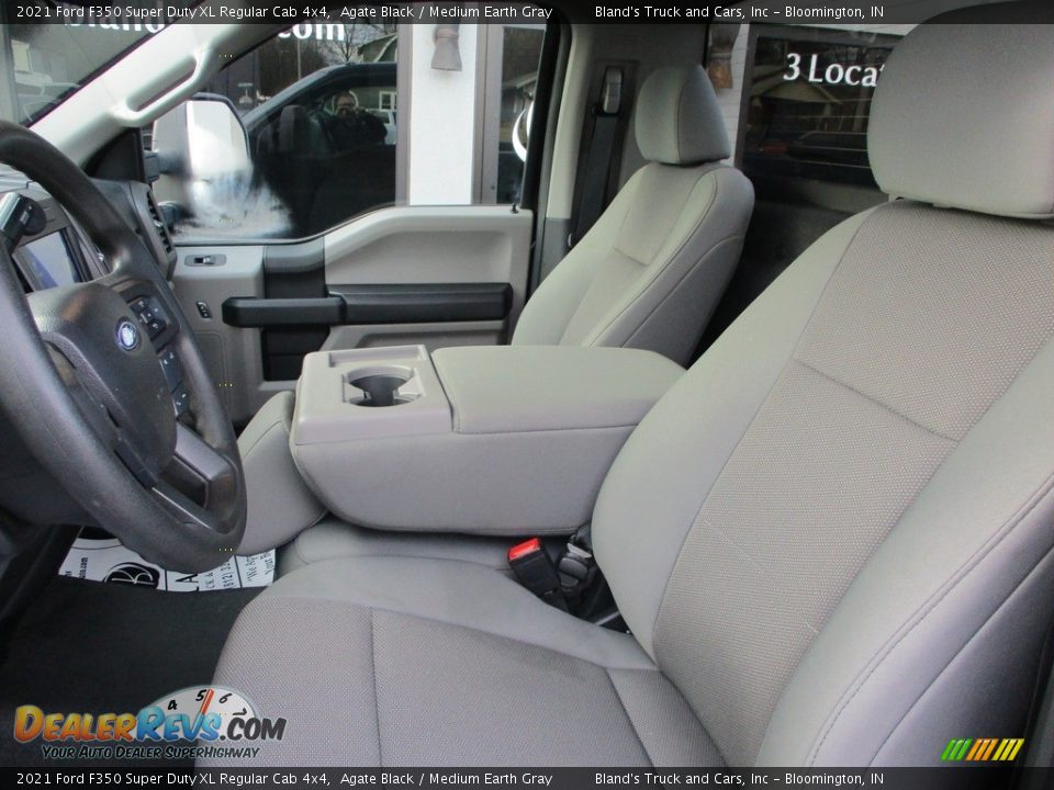 Front Seat of 2021 Ford F350 Super Duty XL Regular Cab 4x4 Photo #7