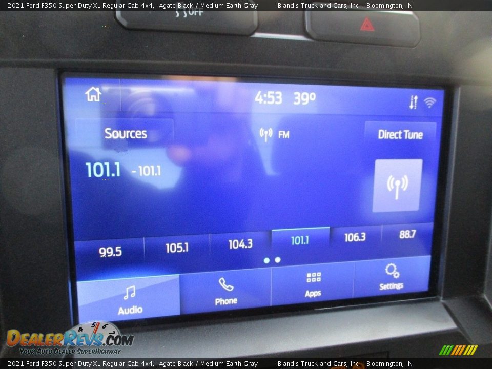 2021 Ford F350 Super Duty XL Regular Cab 4x4 Agate Black / Medium Earth Gray Photo #20