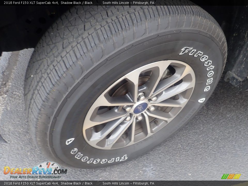 2018 Ford F150 XLT SuperCab 4x4 Shadow Black / Black Photo #2