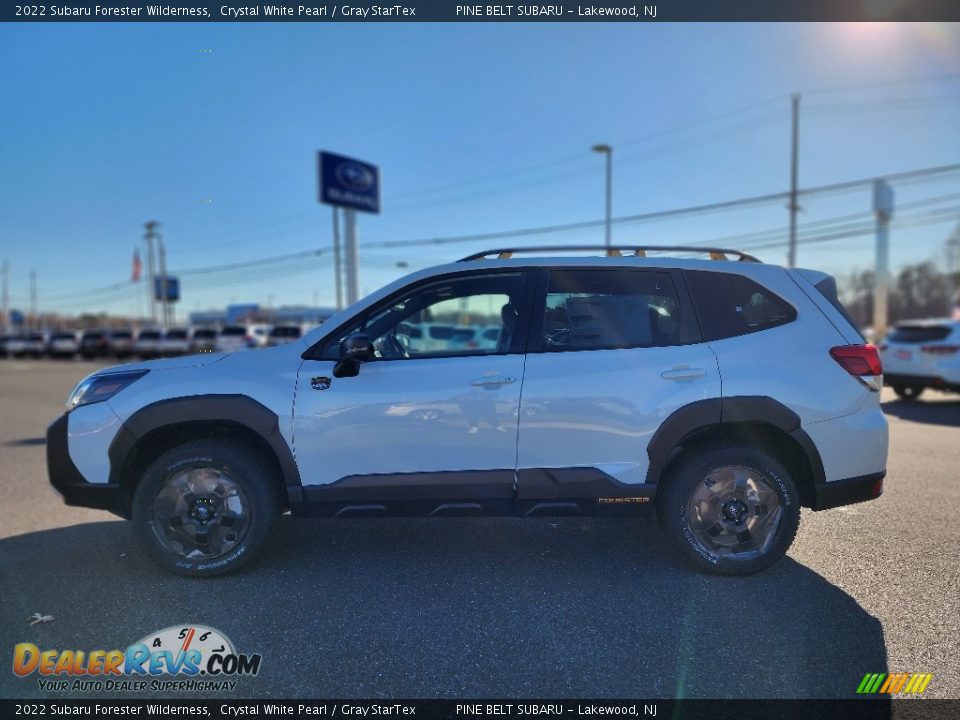 2022 Subaru Forester Wilderness Crystal White Pearl / Gray StarTex Photo #3