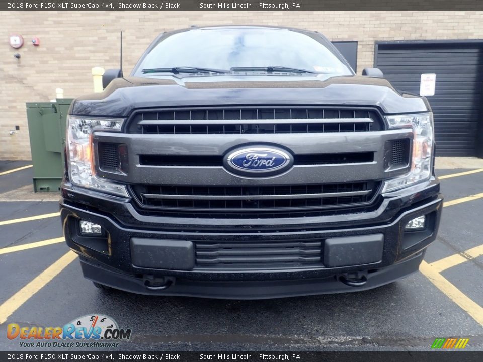 2018 Ford F150 XLT SuperCab 4x4 Shadow Black / Black Photo #3