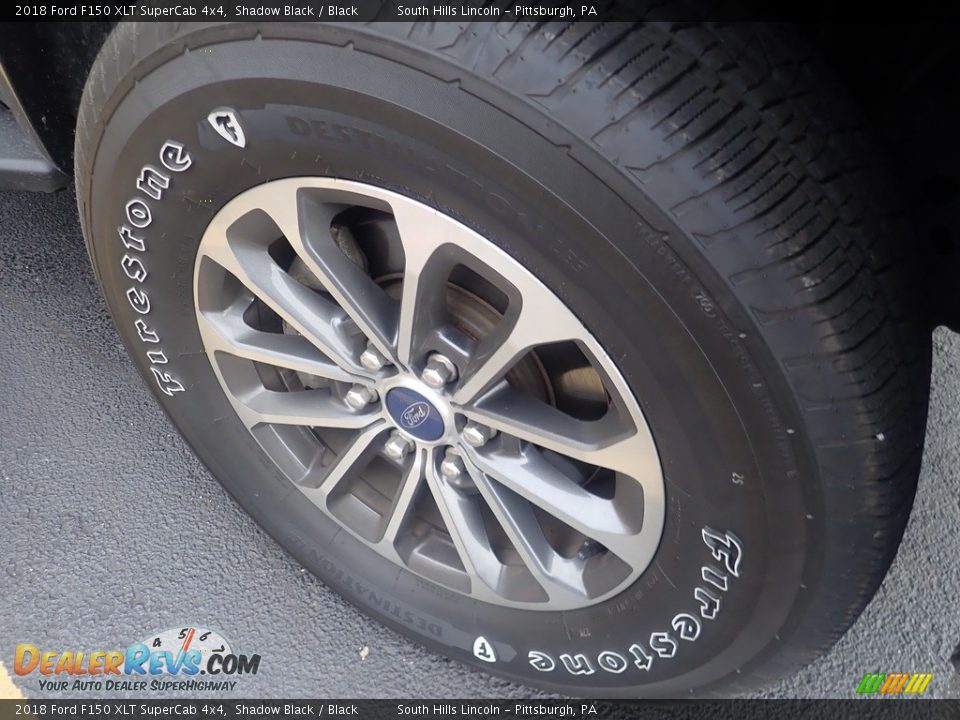 2018 Ford F150 XLT SuperCab 4x4 Shadow Black / Black Photo #5