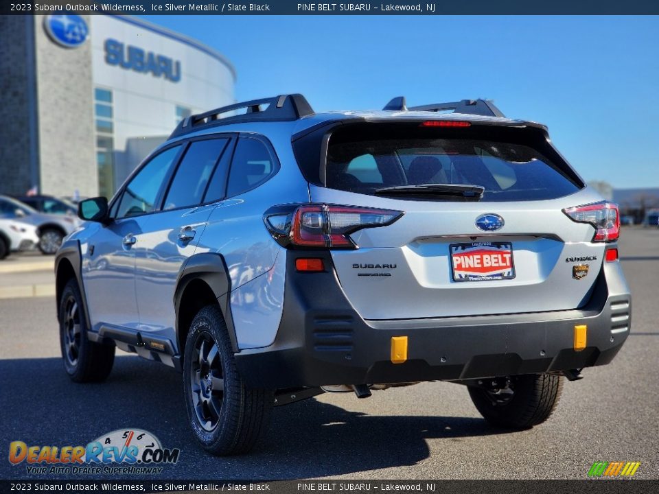 2023 Subaru Outback Wilderness Ice Silver Metallic / Slate Black Photo #4