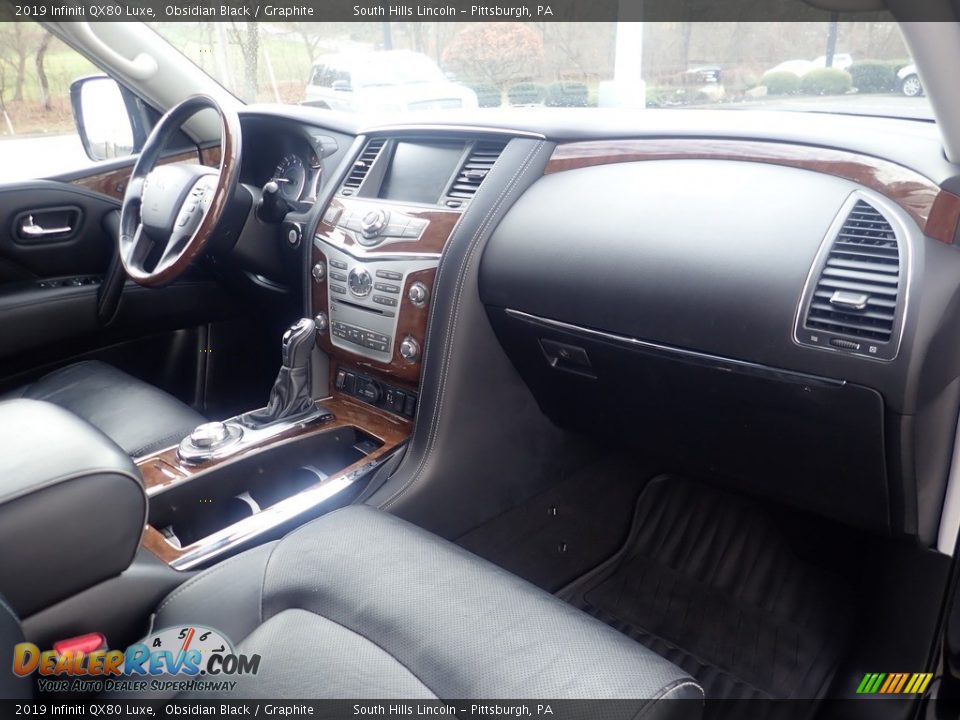 Dashboard of 2019 Infiniti QX80 Luxe Photo #12