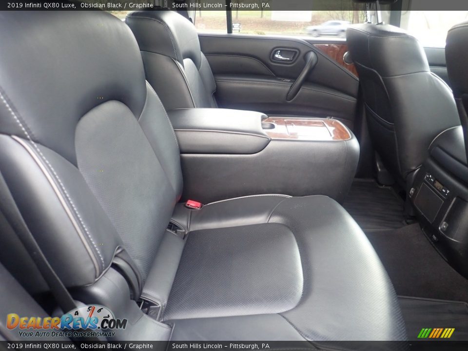 Rear Seat of 2019 Infiniti QX80 Luxe Photo #13