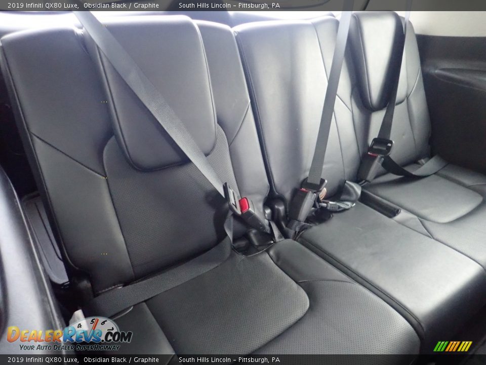 Rear Seat of 2019 Infiniti QX80 Luxe Photo #14