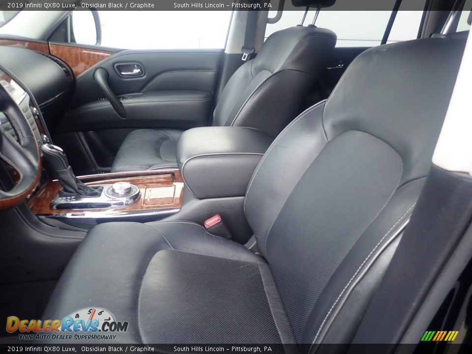 Front Seat of 2019 Infiniti QX80 Luxe Photo #15