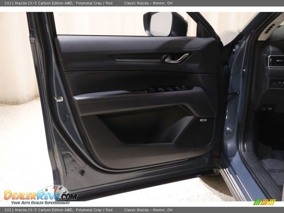 2021 Mazda CX-5 Carbon Edition AWD Polymetal Gray / Red Photo #4