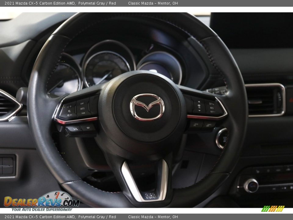 2021 Mazda CX-5 Carbon Edition AWD Polymetal Gray / Red Photo #7
