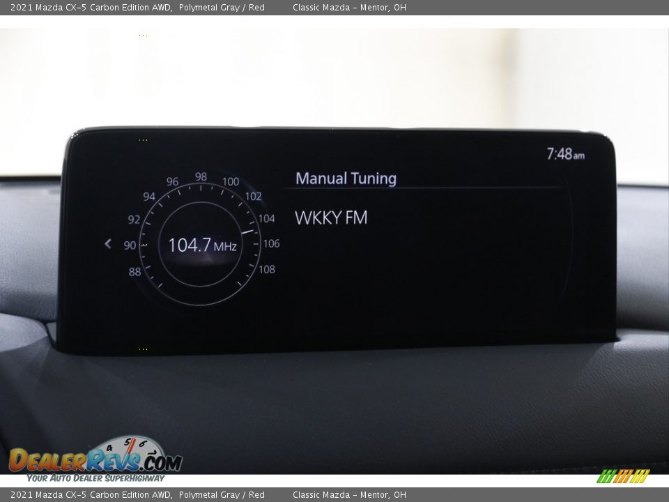 2021 Mazda CX-5 Carbon Edition AWD Polymetal Gray / Red Photo #11