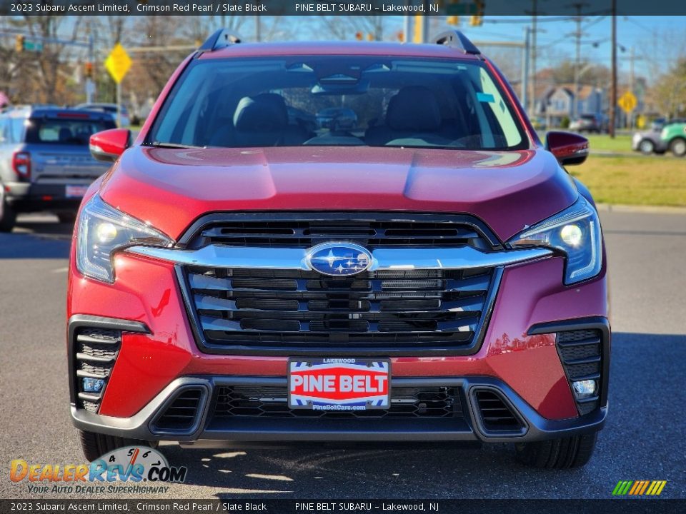 2023 Subaru Ascent Limited Crimson Red Pearl / Slate Black Photo #2