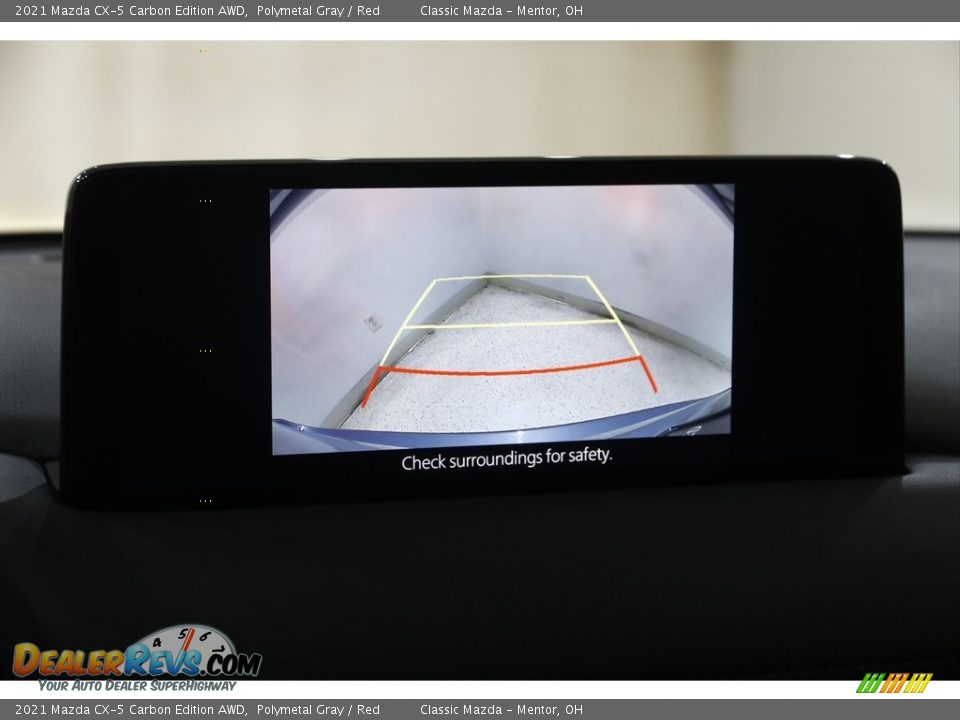 2021 Mazda CX-5 Carbon Edition AWD Polymetal Gray / Red Photo #13