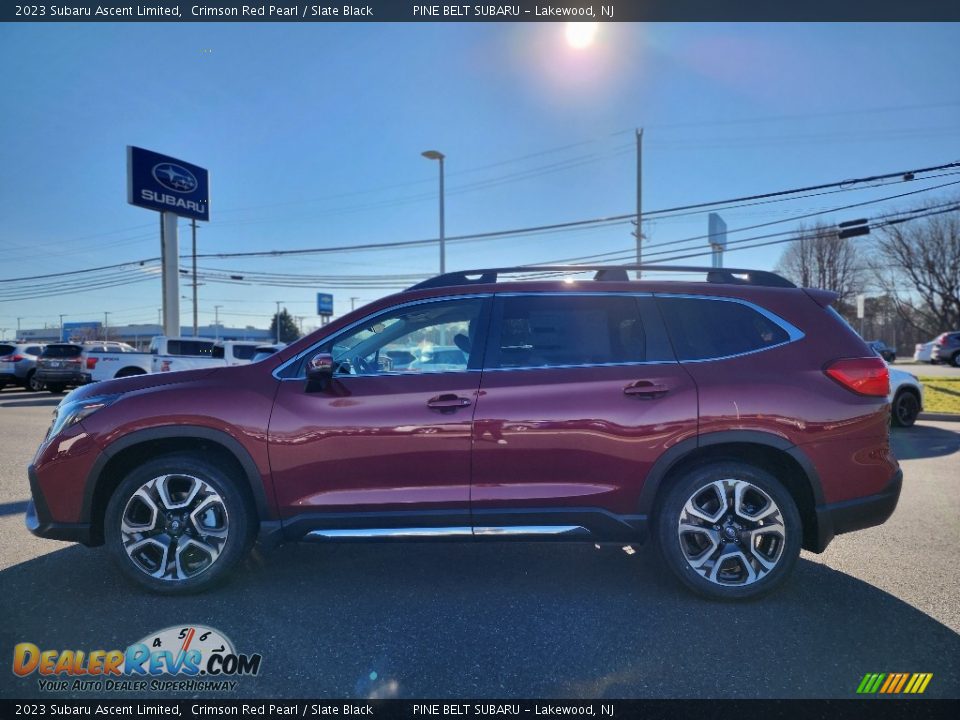 2023 Subaru Ascent Limited Crimson Red Pearl / Slate Black Photo #3