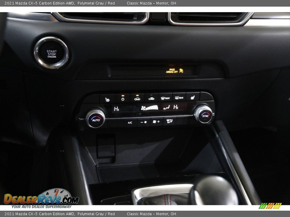 2021 Mazda CX-5 Carbon Edition AWD Polymetal Gray / Red Photo #14