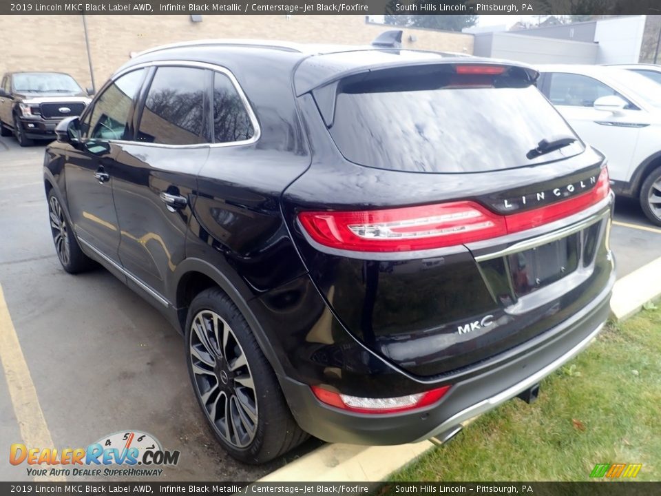 2019 Lincoln MKC Black Label AWD Infinite Black Metallic / Centerstage-Jet Black/Foxfire Photo #2