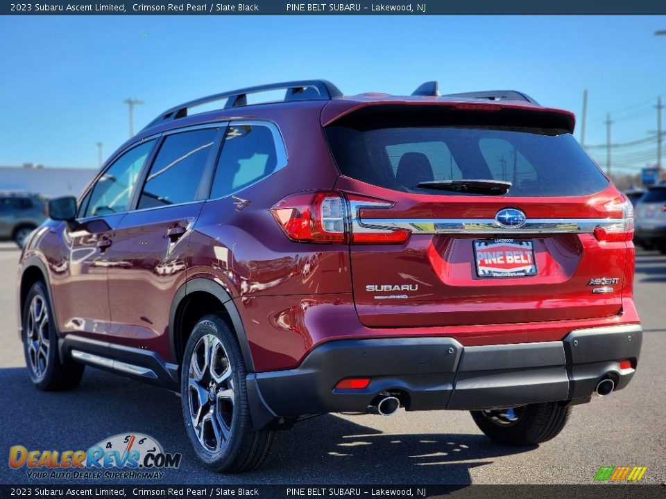 2023 Subaru Ascent Limited Crimson Red Pearl / Slate Black Photo #4