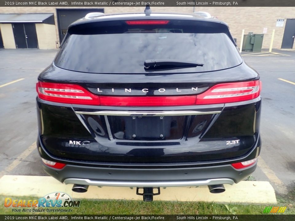 2019 Lincoln MKC Black Label AWD Infinite Black Metallic / Centerstage-Jet Black/Foxfire Photo #3