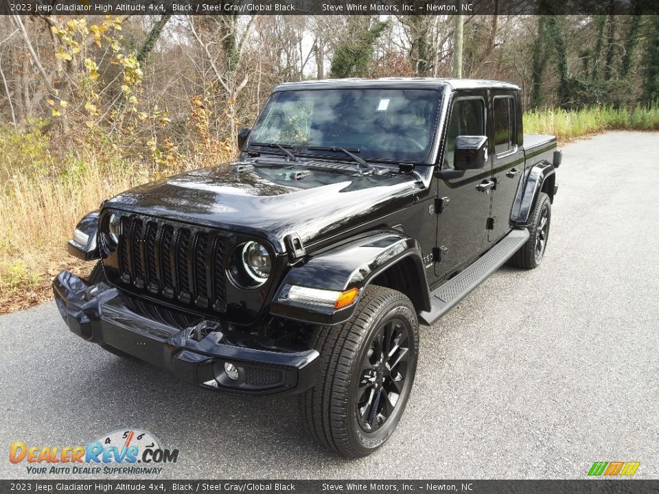 2023 Jeep Gladiator High Altitude 4x4 Black / Steel Gray/Global Black Photo #2