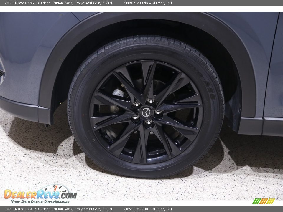 2021 Mazda CX-5 Carbon Edition AWD Polymetal Gray / Red Photo #21