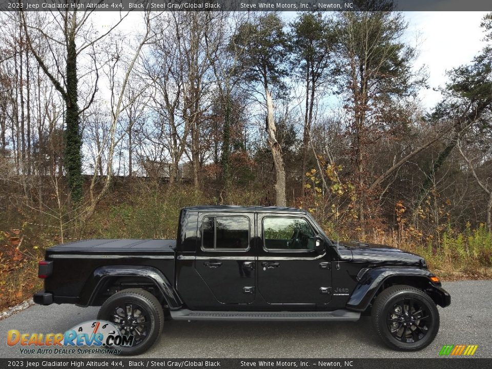 2023 Jeep Gladiator High Altitude 4x4 Black / Steel Gray/Global Black Photo #5