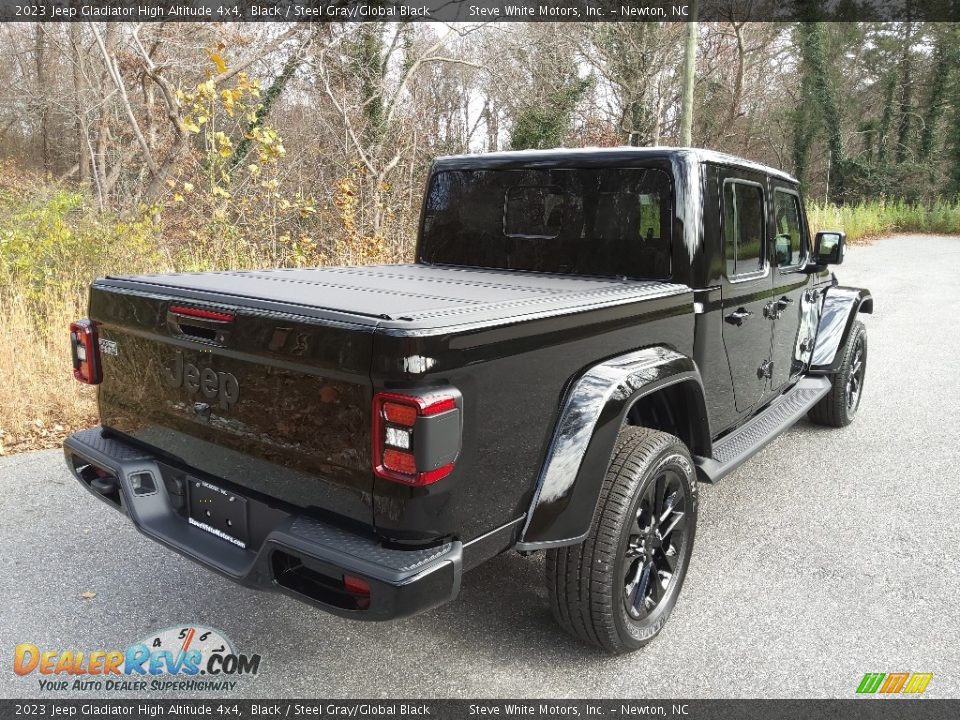 2023 Jeep Gladiator High Altitude 4x4 Black / Steel Gray/Global Black Photo #6