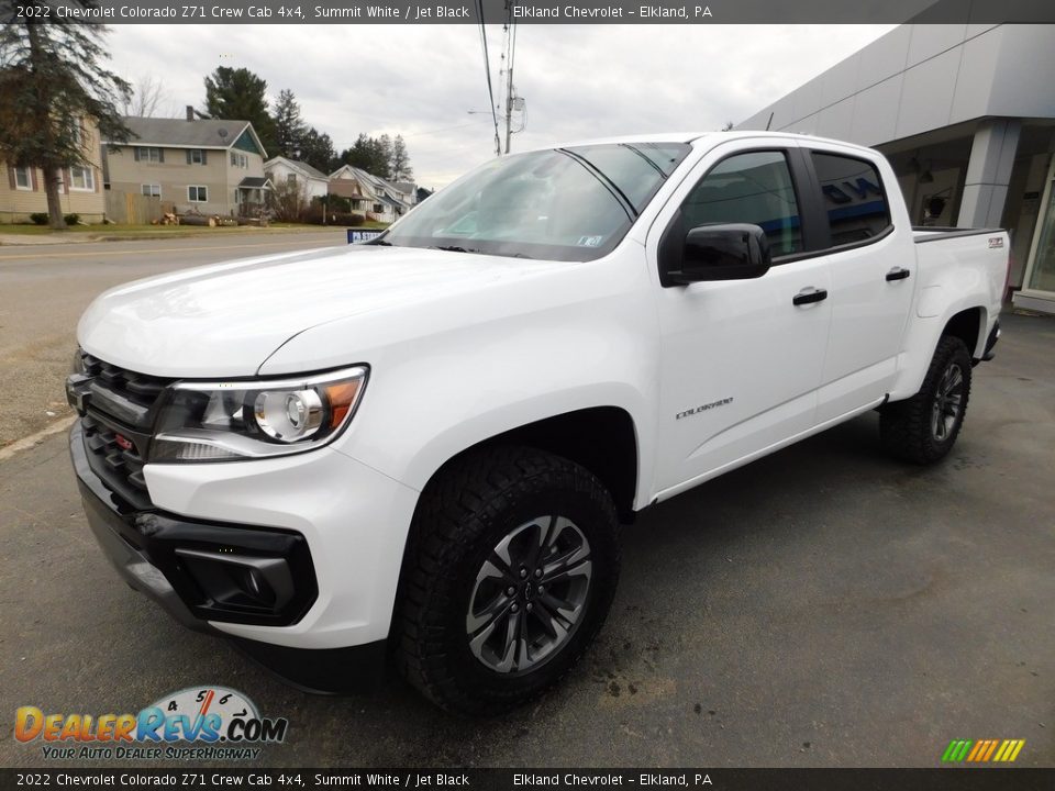 2022 Chevrolet Colorado Z71 Crew Cab 4x4 Summit White / Jet Black Photo #2